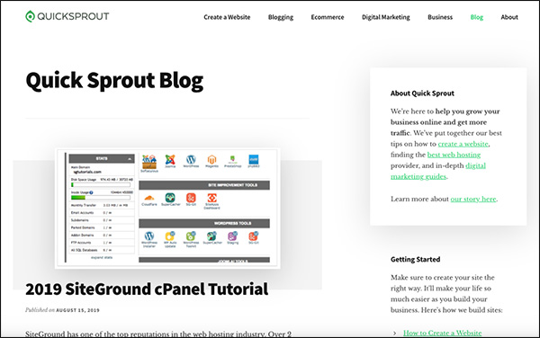 Blog de marketing rápido de Sprout